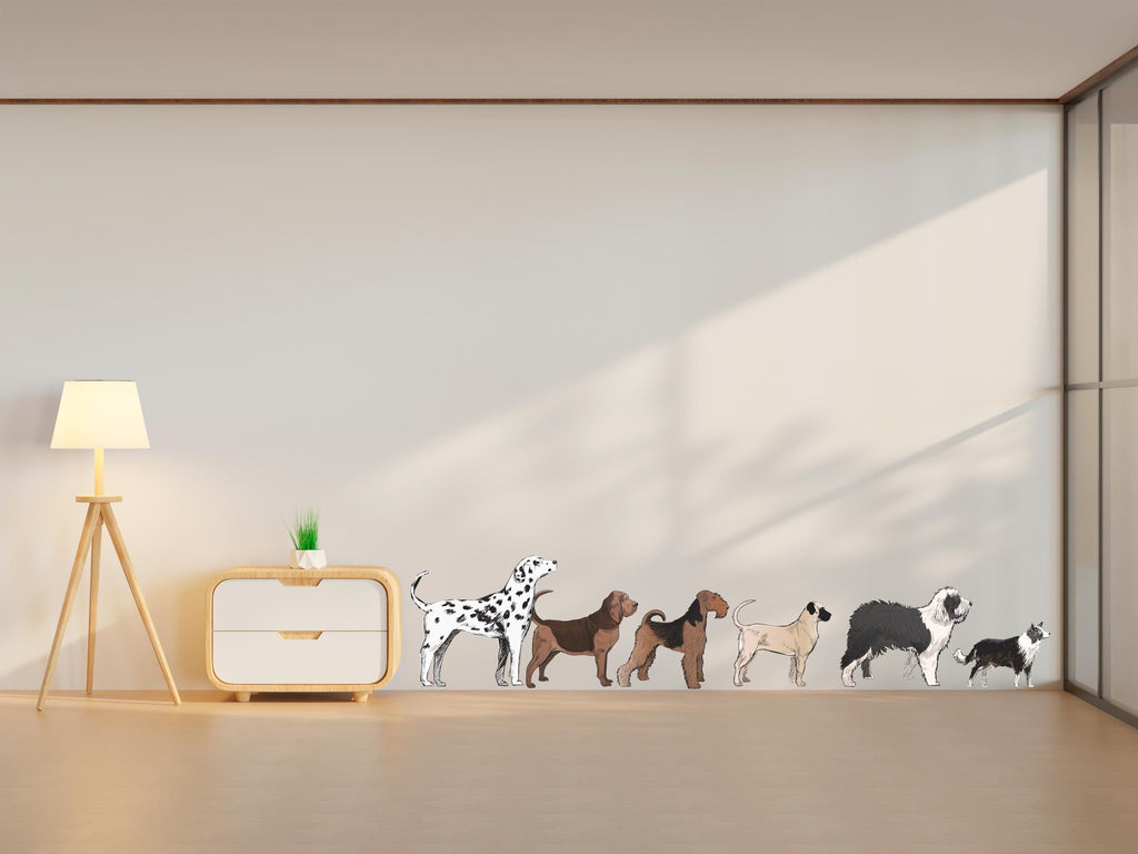 Dog wall decal Dog decor Dog kids Dog wall art Decal Dog Lover Animals Pet wall decal Dog Themed Wall decor Wall Decals Stickers Vinyl 616LU