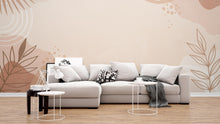 Load image into Gallery viewer, Boho Abstract Wallpaper – Neutral Earth Tones, Minimalist Aesthetic, Modern Wall Mural, Terracotta &amp; Beige Wall Decor 615RS