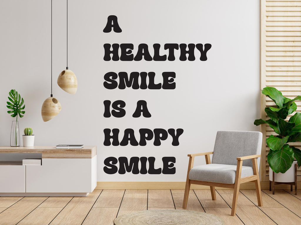 Dental wall decor Smile Dental Stickers Dental Clinic Wall Decal Door Wall Sticker Dental Clinic Wall Décor Tooth wall decal Art 648RS