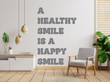 Load image into Gallery viewer, Dental wall decor Smile Dental Stickers Dental Clinic Wall Decal Door Wall Sticker Dental Clinic Wall Décor Tooth wall decal Art 648RS