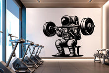 Load image into Gallery viewer, Astronaut Gym Wall Decal Astronaut fitness Decor Workout Art Vinyl Gym Wall Stickers Bedroom Gym Workout Girl Motivation Crossfit 659RS