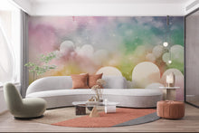 Load image into Gallery viewer, Colorful Cloud Wall Graphics Peel and Stick Cloud room Wallpaper Nursery Self Adhesive nursery wall decor Mural 633RS