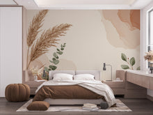Load image into Gallery viewer, Boho Abstract Wallpaper – Neutral Earth Tones, Minimalist Aesthetic, Modern Wall Mural, Terracotta &amp; Beige Wall Decor 663RS