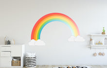 Load image into Gallery viewer, Rainbow wall decal Rainbow decor Rainbow kids Rainbow wall art Decal Rainbow Wall Bathroom Wall Decals Stickers Vinyl 003EP
