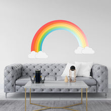 Load image into Gallery viewer, Rainbow wall decal Rainbow decor Rainbow kids Rainbow wall art Decal Rainbow Wall Bathroom Wall Decals Stickers Vinyl 003EP
