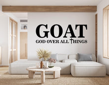 Load image into Gallery viewer, God Over all Things, Religious Wall Sign, Christian Wall Words, Church Sanctuary Wall Art, Church Wall Decor, Religious Wall Art 642RS