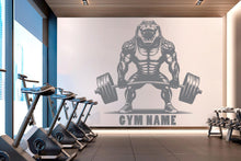 Load image into Gallery viewer, Gator Gym Wall Decor Gator Fitness Wall Art Gym Wall Decals Gator Wall Decal Crossfit Gifts Home Gym Wall Sticker Gym 646RS