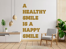 Load image into Gallery viewer, Dental wall decor Smile Dental Stickers Dental Clinic Wall Decal Door Wall Sticker Dental Clinic Wall Décor Tooth wall decal Art 648RS