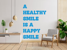 Load image into Gallery viewer, Dental wall decor Smile Dental Stickers Dental Clinic Wall Decal Door Wall Sticker Dental Clinic Wall Décor Tooth wall decal Art 648RS