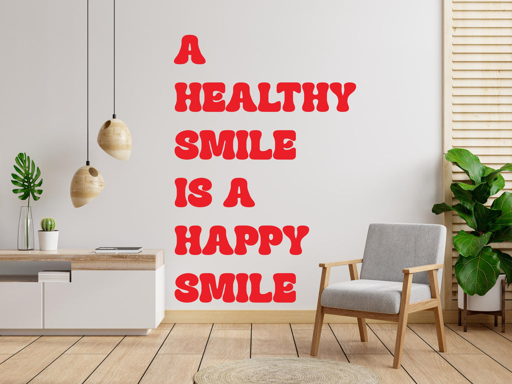 Dental wall decor Smile Dental Stickers Dental Clinic Wall Decal Door Wall Sticker Dental Clinic Wall Décor Tooth wall decal Art 648RS