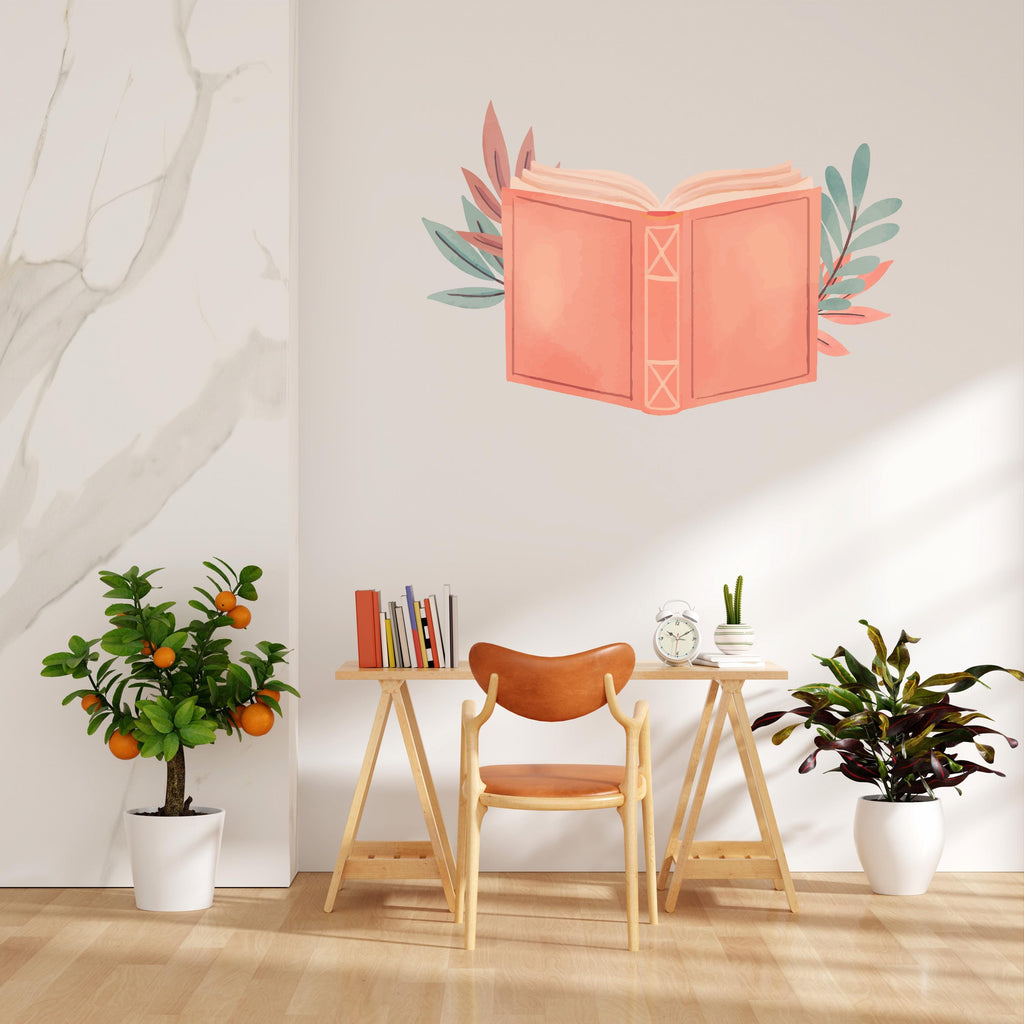 Library vinyl wall art decals, Books wall decor, library wall decal, education decals, reading room, nurseries, school, kids gifts 638LU