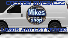 Load image into Gallery viewer, Full Color Custom Printed Logo Decal- Decal for Storefront- Business Logo For Van, Truck, Car-Custom Lettering- Custom Design