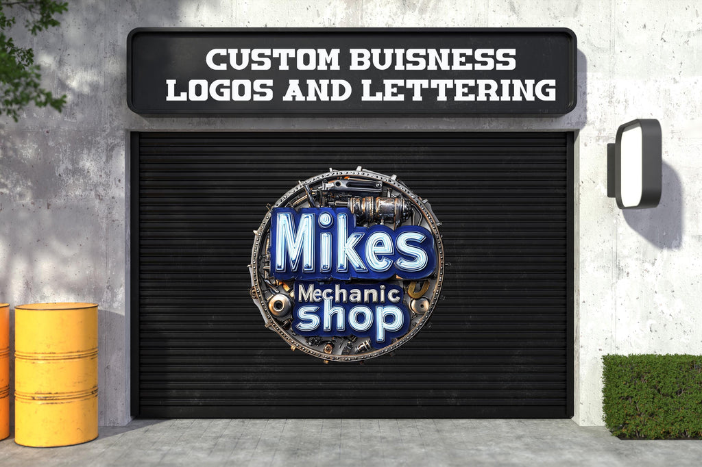 Full Color Custom Printed Storefront Logo Decal- Decal for Business Logo For Van, Truck, Car-Custom Lettering- Custom Design