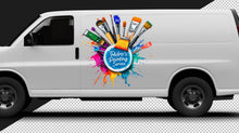 Load image into Gallery viewer, Full Color Custom Printed Storefront Logo Decal- Decal for Business Logo For Van, Truck, Car-Custom Lettering- Custom Design