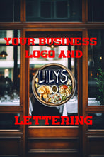 Load image into Gallery viewer, Full Color Custom Printed Storefront Logo Decal- Decal for Business Logo For Van, Truck, Car-Custom Lettering- Custom Design