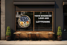 Load image into Gallery viewer, Full Color Custom Printed Storefront Logo Decal- Decal for Business Logo For Van, Truck, Car-Custom Lettering- Custom Design