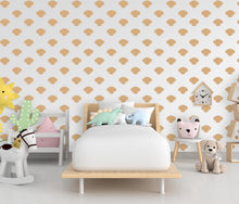 Load image into Gallery viewer, Minimalist Dog Wall Decals – Set of 36 Vinyl Stickers – Cute Removable Dog Face for Nursery, Kids Room, or Dog Lover Gift, Boho Colors 663LU