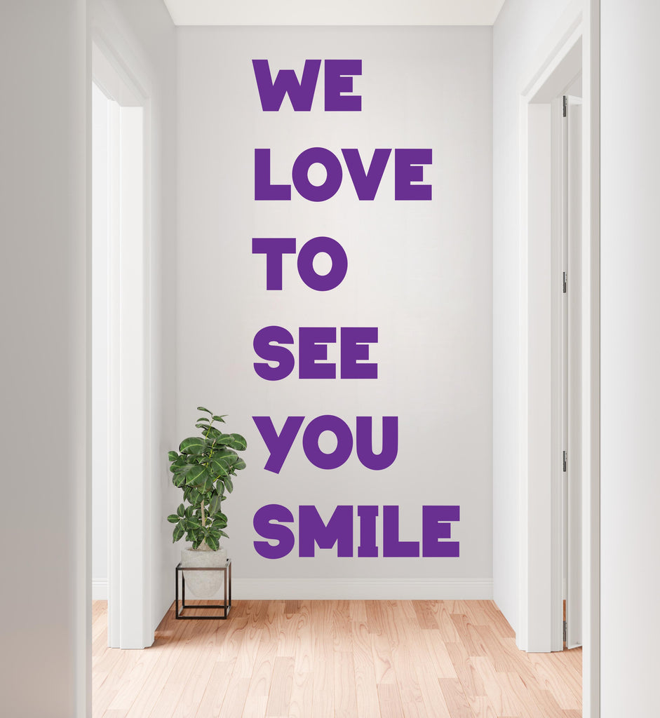 Dental wall decor Smile Dental Stickers Dental Clinic Wall Decal Door Wall Sticker Dental Clinic Wall Décor Tooth wall decal Art 695RS