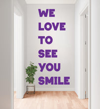 Load image into Gallery viewer, Dental wall decor Smile Dental Stickers Dental Clinic Wall Decal Door Wall Sticker Dental Clinic Wall Décor Tooth wall decal Art 695RS