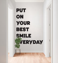 Load image into Gallery viewer, Dental wall decor Smile Dental Stickers Dental Clinic Wall Decal Door Wall Sticker Dental Clinic Wall Décor Tooth wall decal Art 696RS
