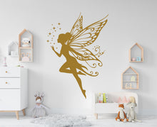 Load image into Gallery viewer, Fairy Wall Decor, Fairy Wall Decal, Girl room Fairy Wall Art, Fairy Princess Wall Sticker, Vinyl 676RS