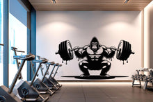 Load image into Gallery viewer, Gorilla Gym Wall Decor Lion Fitness Wall Art Gym Wall Decals Gorilla Wall Decal Crossfit Gifts Home Gym Wall Sticker Gym 669LU