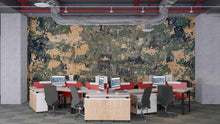 Load image into Gallery viewer, Digital Camo Wall Mural – Army Camouflage Wallpaper for Gym or Office – Military Style Accent Wall – Peel and Stick or Non-Woven