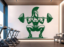 Load image into Gallery viewer, Spartan Girl Gym Wall Decor Ancient Fitness Wall Art Skull Gym Wall Decals Spartan Wall Decal Crossfit Gifts Home Gym Wall Sticker Gym 721RS