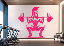 Load image into Gallery viewer, Spartan Girl Gym Wall Decor Ancient Fitness Wall Art Skull Gym Wall Decals Spartan Wall Decal Crossfit Gifts Home Gym Wall Sticker Gym 721RS