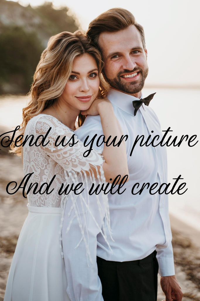 Custom Wedding Photo Mural with Names & Date | Personalized Backdrop Gift | Upload Your Photo | Elegant Couple Wall Decor