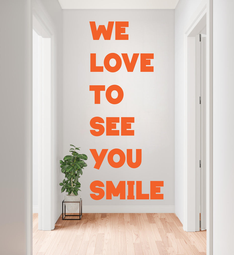 Dental wall decor Smile Dental Stickers Dental Clinic Wall Decal Door Wall Sticker Dental Clinic Wall Décor Tooth wall decal Art 695RS