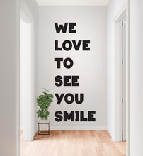 Load image into Gallery viewer, Dental wall decor Smile Dental Stickers Dental Clinic Wall Decal Door Wall Sticker Dental Clinic Wall Décor Tooth wall decal Art 695RS