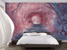 Load image into Gallery viewer, 3D Enchanted Forest Bedroom Mural - Modern Dreamy Wall Art - Stylish Nature-Inspired Decor - Unique Gift for Birthdays or Holidays