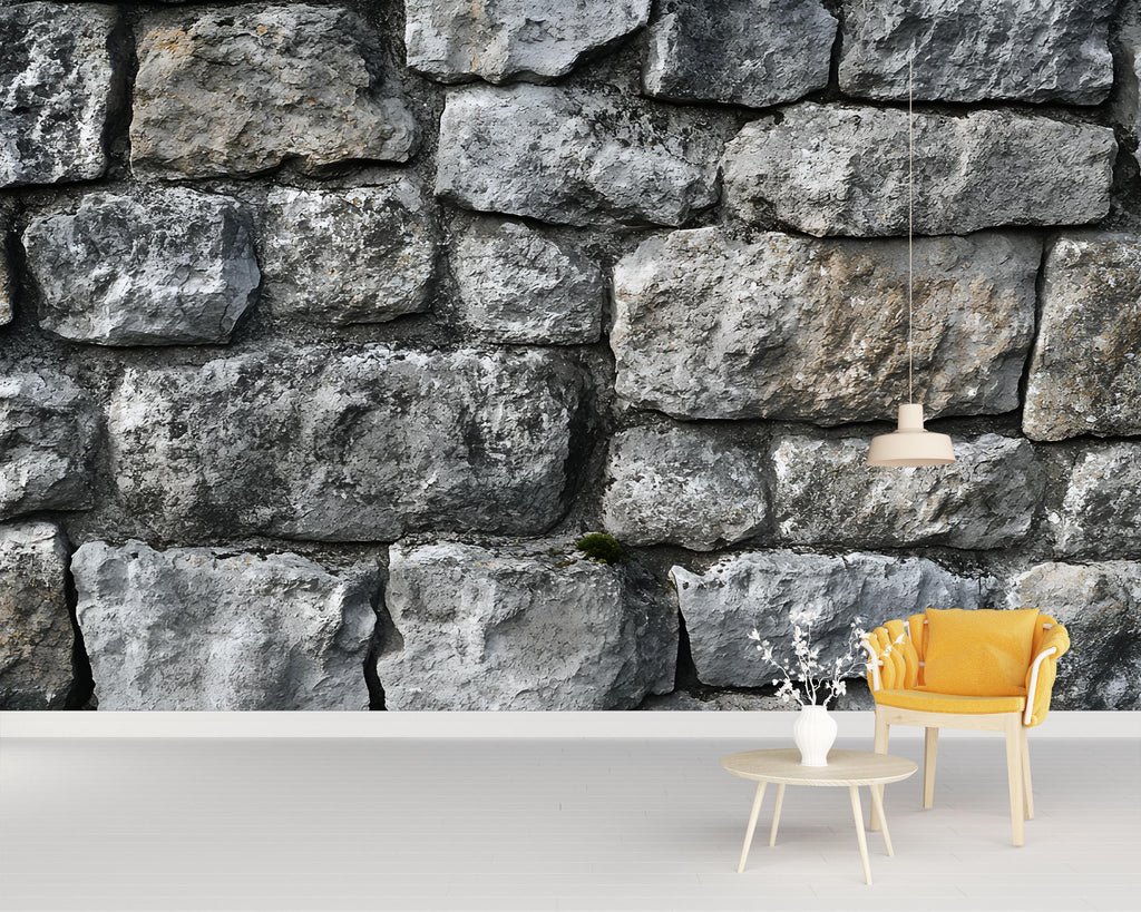 3D Stone Texture Wall Mural - Modern Rustic Wall Art - Stylish Home Decor for Birthdays or Holidays