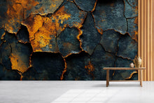 Load image into Gallery viewer, 3D Cracked Earth Wall Mural - Industrial Chic Modern Decor - Unique Birthday or Holiday Gift for Stylish Homes