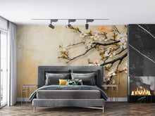 Load image into Gallery viewer, Cherry Blossom Branch Wall Mural – 3D Floral Japanese Art Wallpaper | Nature-Inspired Peel and Stick or Traditional Mural