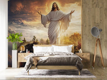 Load image into Gallery viewer, Jesus Christ 3D Wall Mural – Spiritual Home Decor, Christian Art, Divine Bedroom Accent, Prayer Room Inspiration, Faithful Gift