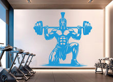 Load image into Gallery viewer, Spartan Gym Wall Decor Ancient Fitness Wall Art Skull Gym Wall Decals Spartan Wall Decal Crossfit Gifts Home Gym Wall Sticker Gym 720RS