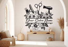 Load image into Gallery viewer, Hair Stylist wall decor Hairdresser Salon Manicure Hair Hairdresser Women Girl Room Gifts Her Vinyl Wall Art Decals Kids Stickers 725RS