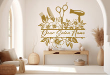 Load image into Gallery viewer, Hair Stylist wall decor Hairdresser Salon Manicure Hair Hairdresser Women Girl Room Gifts Her Vinyl Wall Art Decals Kids Stickers 725RS