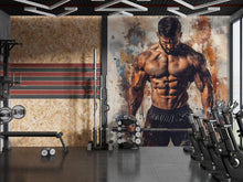 Load image into Gallery viewer, Bodybuilder Gym Wall Art – Modern Fitness Motivational Mural Poster Vn078