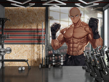 Load image into Gallery viewer, Anime Gym Wall Art - Saitama Workout Poster - Fitness Decor - Bodybuilding Anime Print - Gym Motivation Mural Vn139