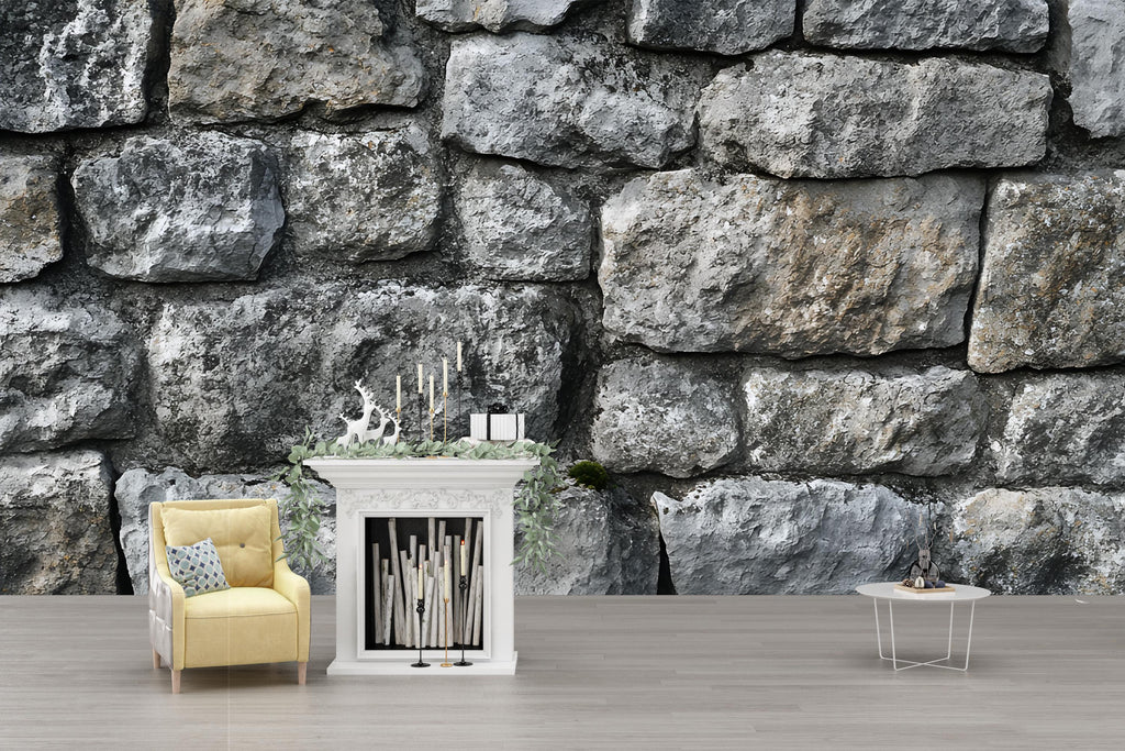 3D Stone Texture Wall Mural - Modern Rustic Wall Art - Stylish Home Decor for Birthdays or Holidays