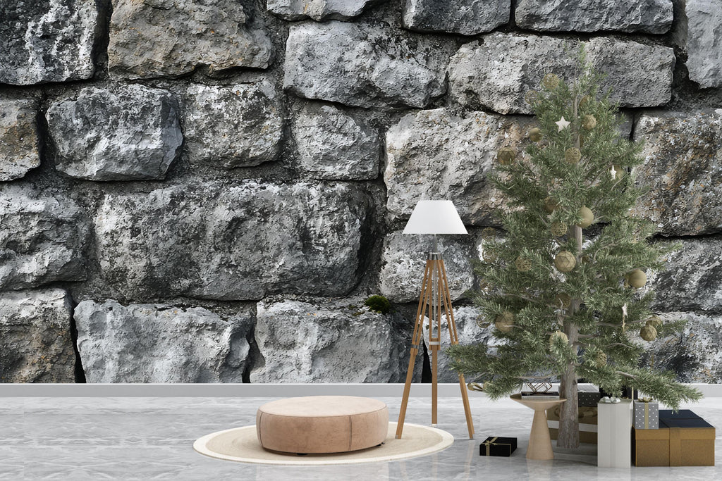 3D Stone Texture Wall Mural - Modern Rustic Wall Art - Stylish Home Decor for Birthdays or Holidays
