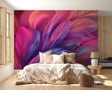 Load image into Gallery viewer, 3D Feather Texture Wall Mural - Vibrant Modern Wall Art - Stylish Home Decor for Birthdays, Holidays, or Fashion Spaces