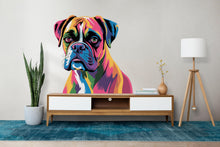 Load image into Gallery viewer, Boxer Dog wall decal Dog decor Dog wall art Decal Dog Lover Animals anime decal Dog Bathroom Wall Decals Stickers Vinyl 759RS