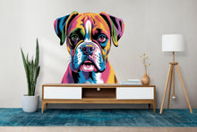 Load image into Gallery viewer, Boxer Dog wall decal Dog decor Dog wall art Decal Dog Lover Animals anime decal Dog Bathroom Wall Decals Stickers Vinyl 760RS