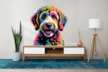 Load image into Gallery viewer, Goldendoodle Dog wall decal Dog decor Dog wall art Decal Dog Lover Animals anime decal Dog Bathroom Wall Decals Stickers Vinyl 761RS