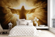 Load image into Gallery viewer, Divine Jesus Christ Religious Wall Mural | 3D Spiritual Decor for Home and Church | Inspirational &amp; Sacred Wall Art for Prayer Room
