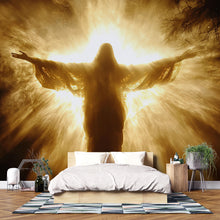 Load image into Gallery viewer, Divine Jesus Christ Religious Wall Mural | 3D Spiritual Decor for Home and Church | Inspirational &amp; Sacred Wall Art for Prayer Room